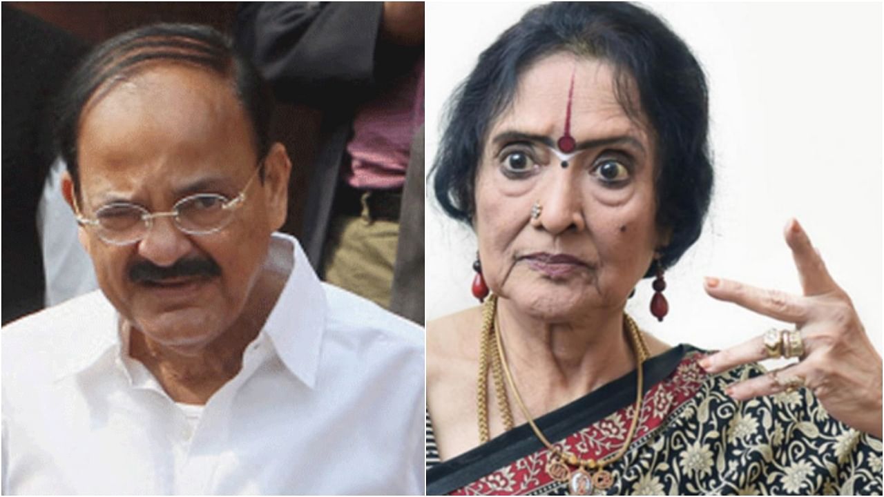 <div class="paragraphs"><p>M Venkaiah Naidu(L) and&nbsp;Vyjayantimala Bali.&nbsp;</p></div>