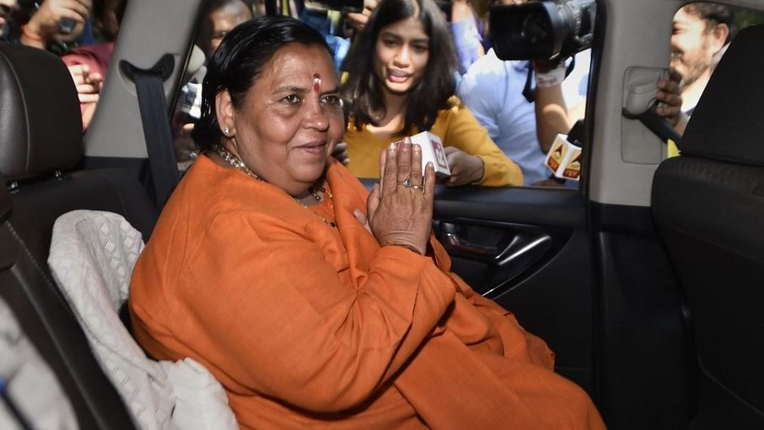 <div class="paragraphs"><p>Former union minister Uma Bharti.</p></div>