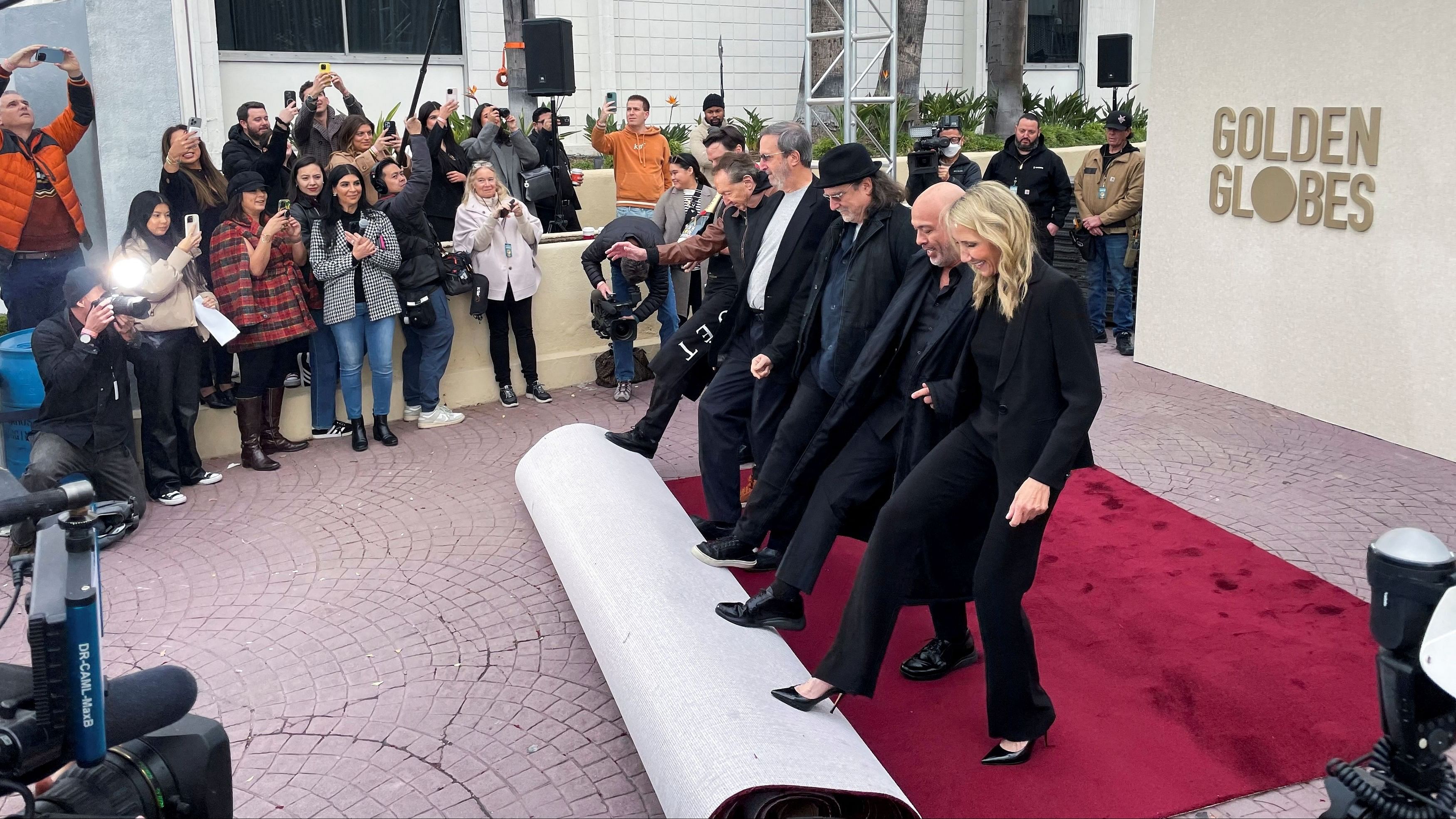 <div class="paragraphs"><p>Golden Globes host Jo Koy rolls out the red carpet at the Beverly Hilton to kick off Hollywood's award season in Beverly Hills, California, United States, January 4, 2024. </p></div>