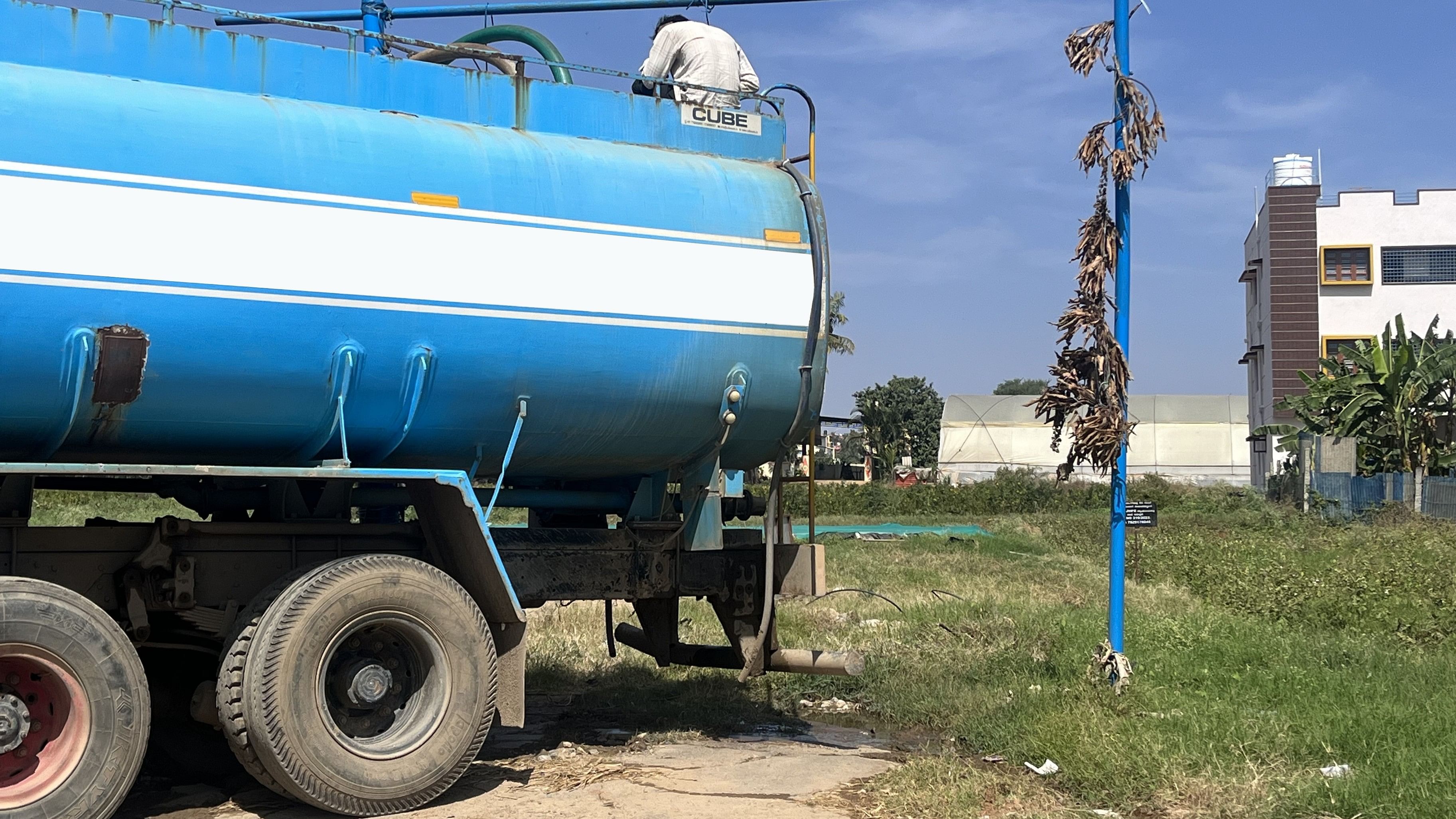 <div class="paragraphs"><p>Illegal borewells dug near lakes become water sources for tankers that supply water to residential areas. </p></div>
