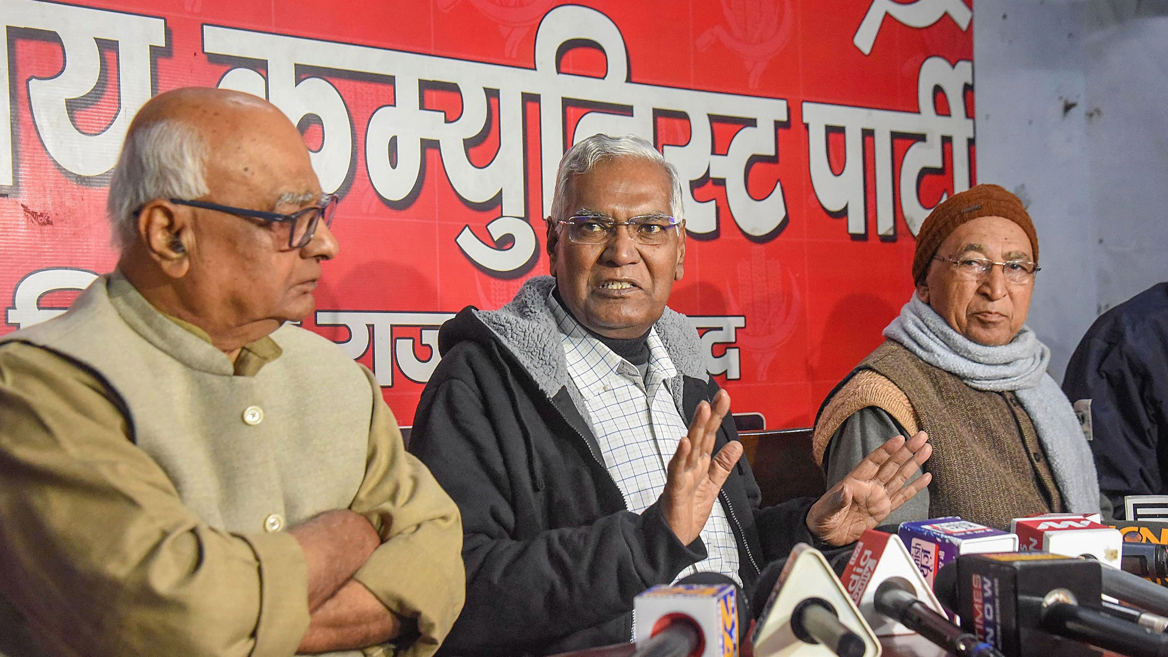 <div class="paragraphs"><p>Communist Party of India (CPI) General Secretary D. Raja </p></div>