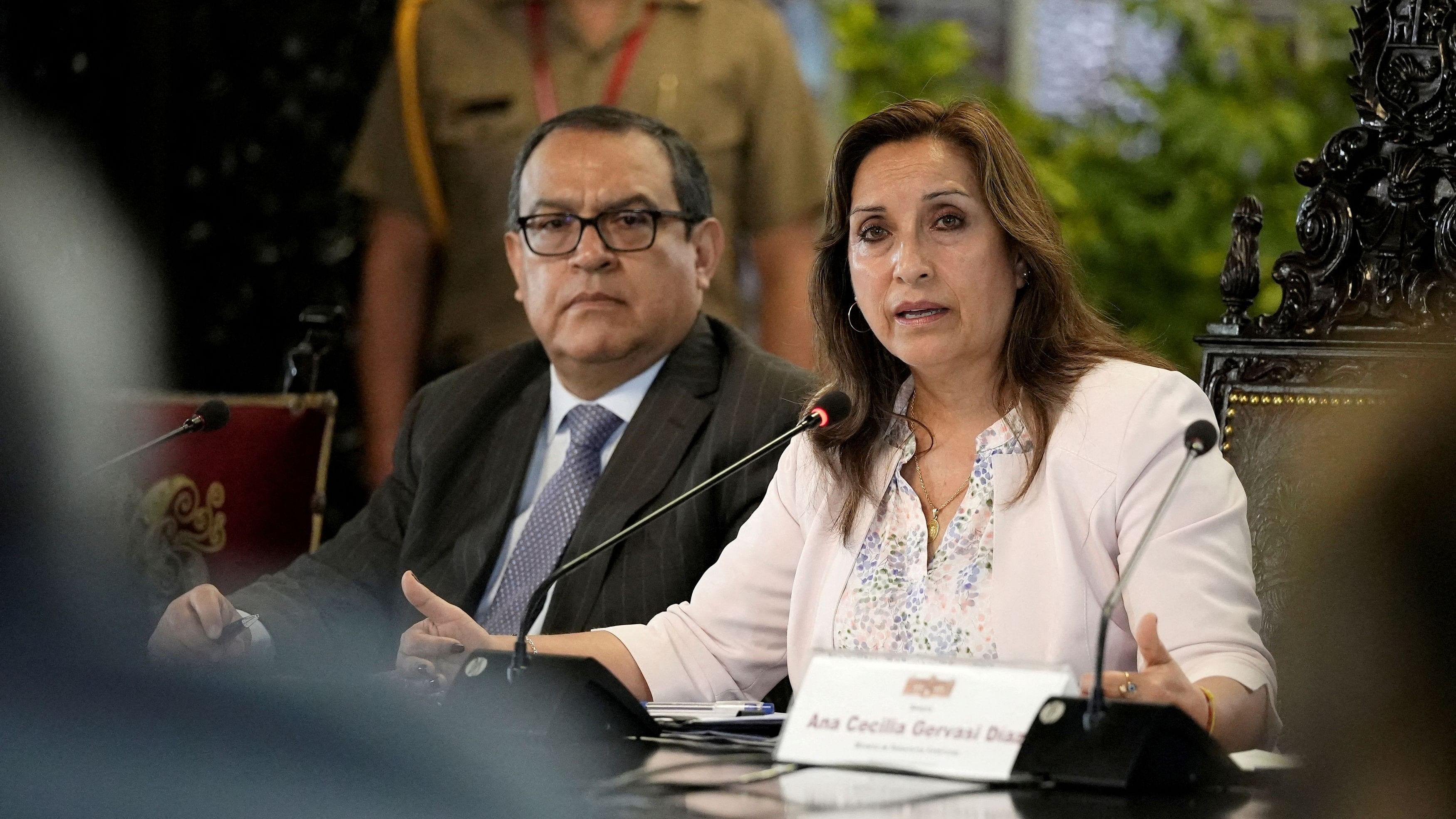 <div class="paragraphs"><p>Peru's President Dina Boluarte.</p></div>