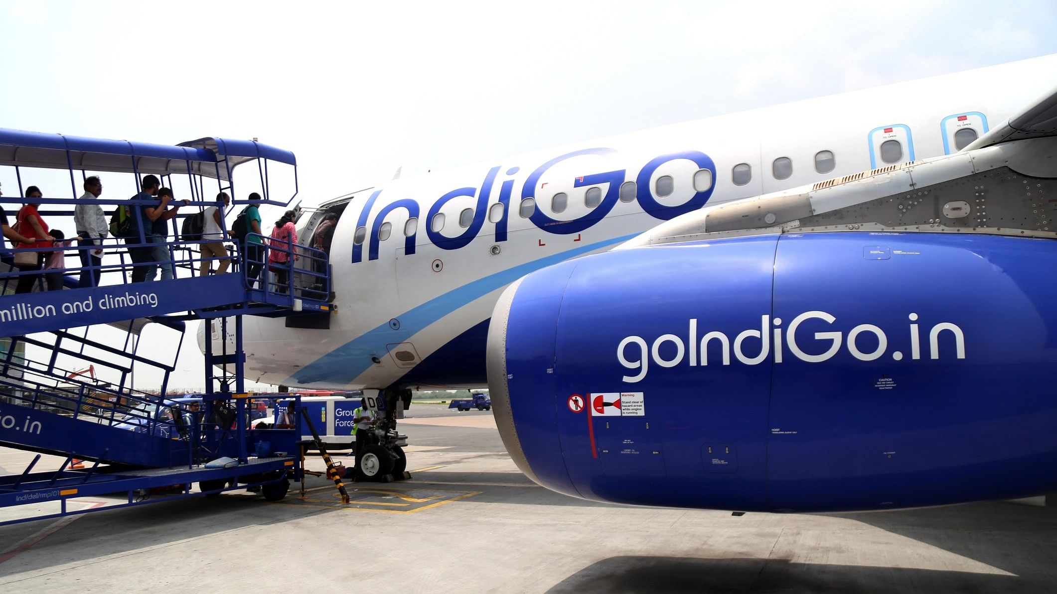 <div class="paragraphs"><p>Representative image showing passengers board an IndiGo flight.</p></div>