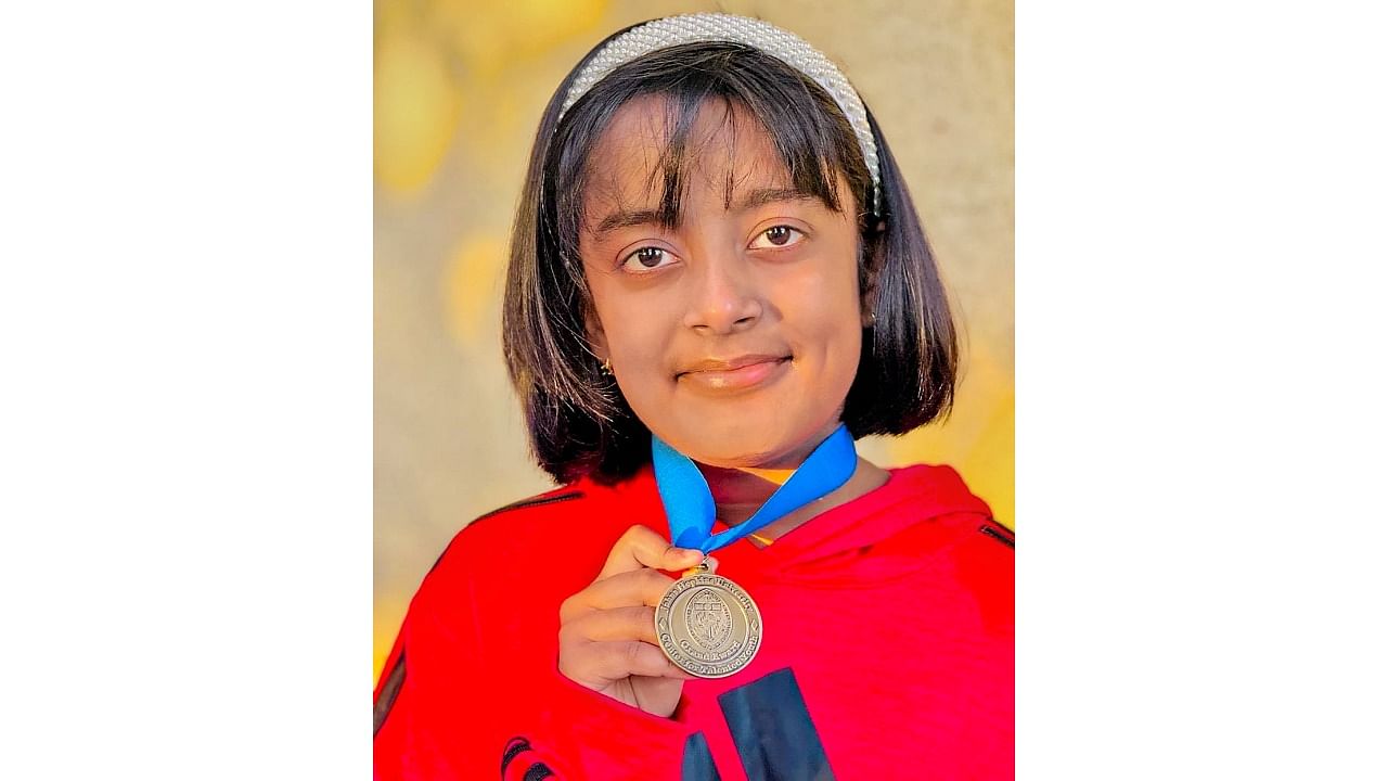 <div class="paragraphs"><p>Nine-year-old Indian-American girl Preesha Chakraborty who has been named in the 'worlds brightest' students list by the Johns Hopkins Center for Talented Youth (JH-CTY).</p></div>