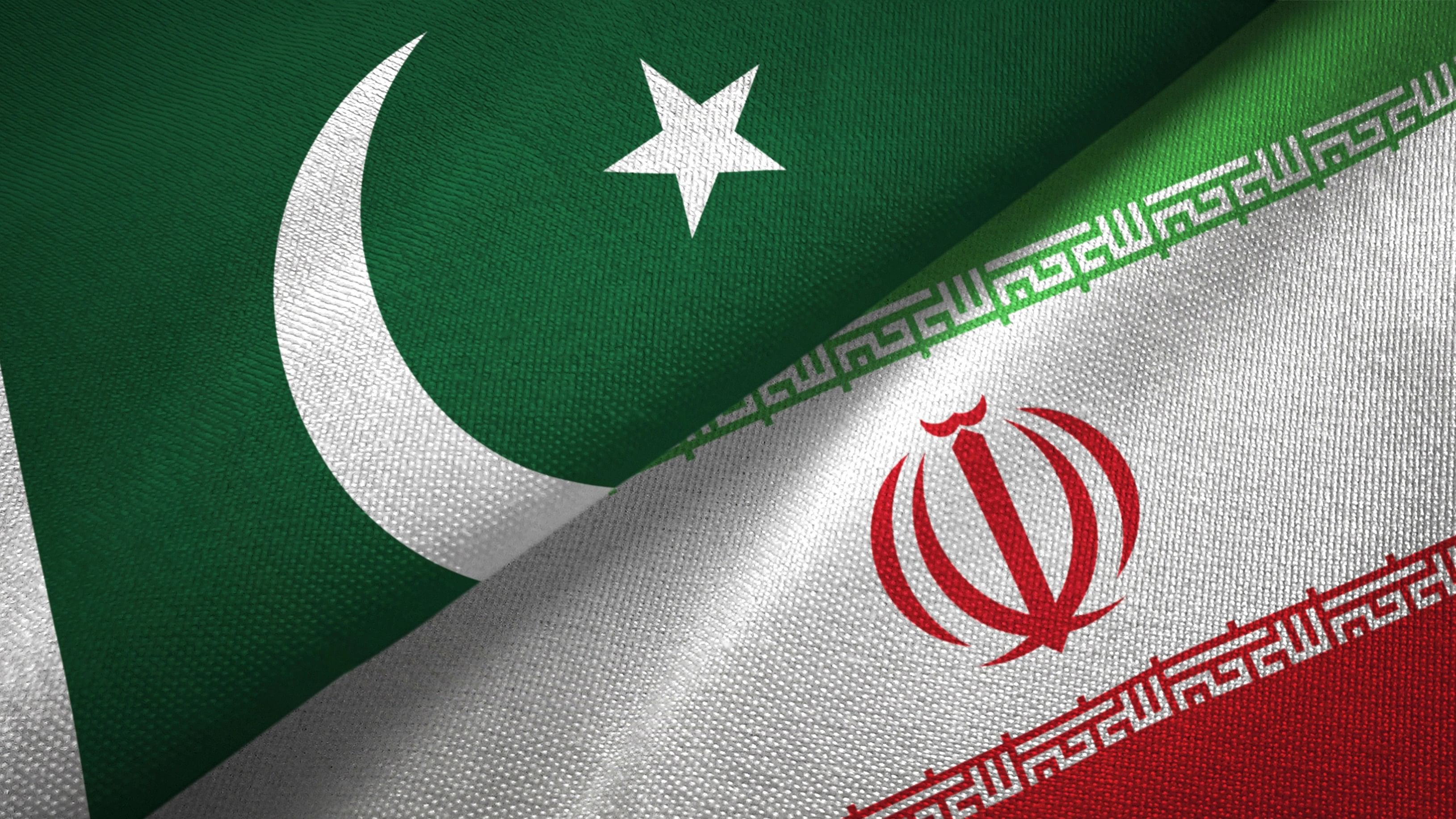 <div class="paragraphs"><p>Flags of Pakistan and Iran.</p></div>