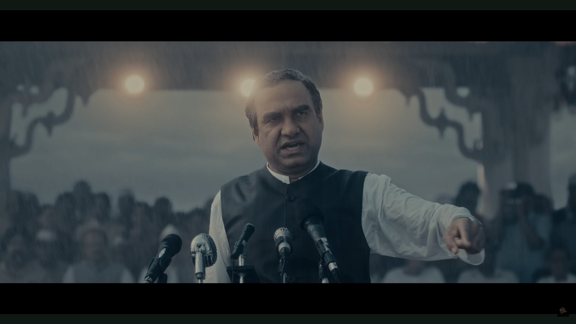 Pankaj Tripathi as Atal Bihari Vajpayee. 