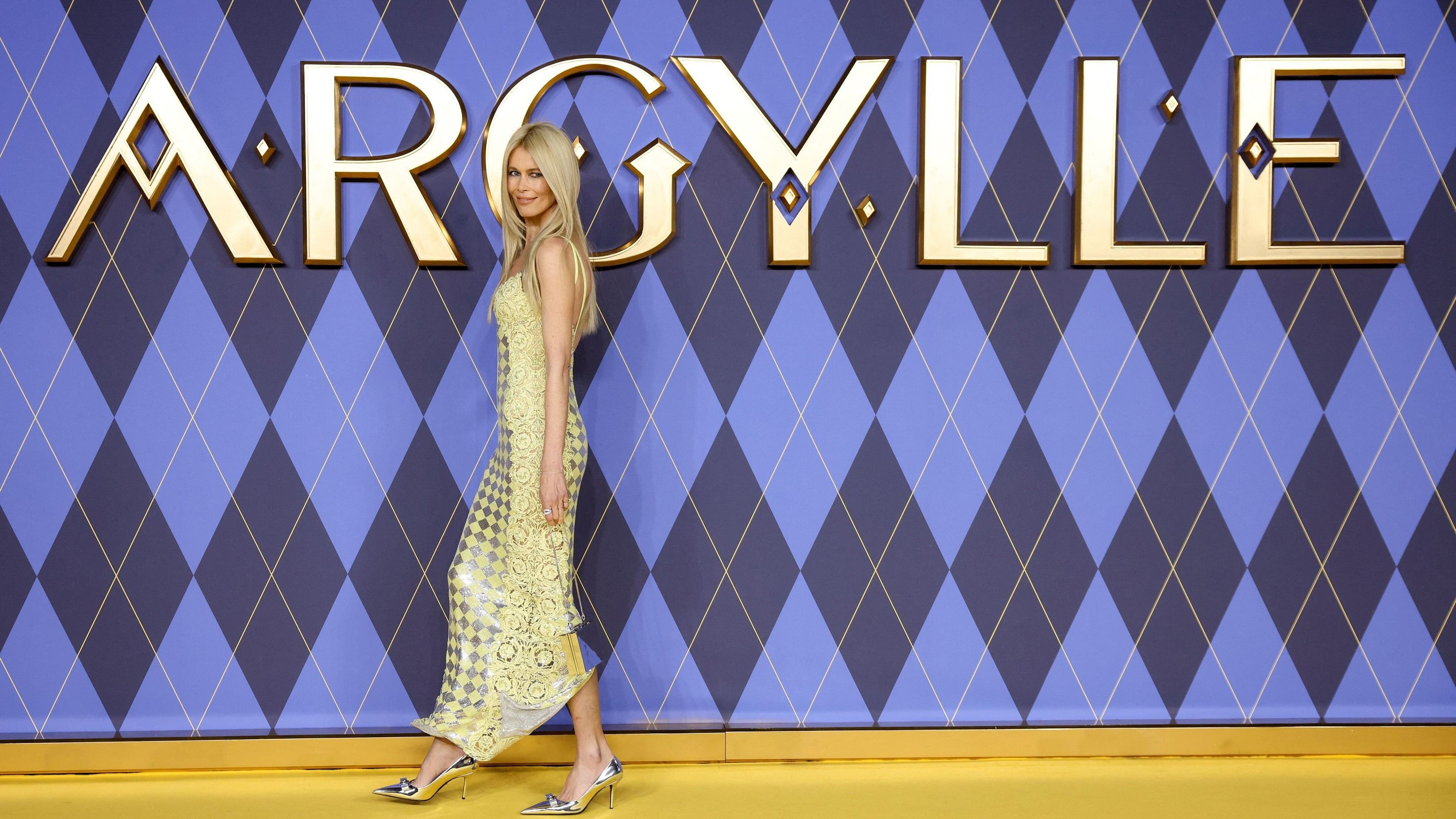 <div class="paragraphs"><p>Claudia Schiffer attends the premiere of "Argylle" at Leicester Square in London, Britain, January 24, 2024. </p></div>