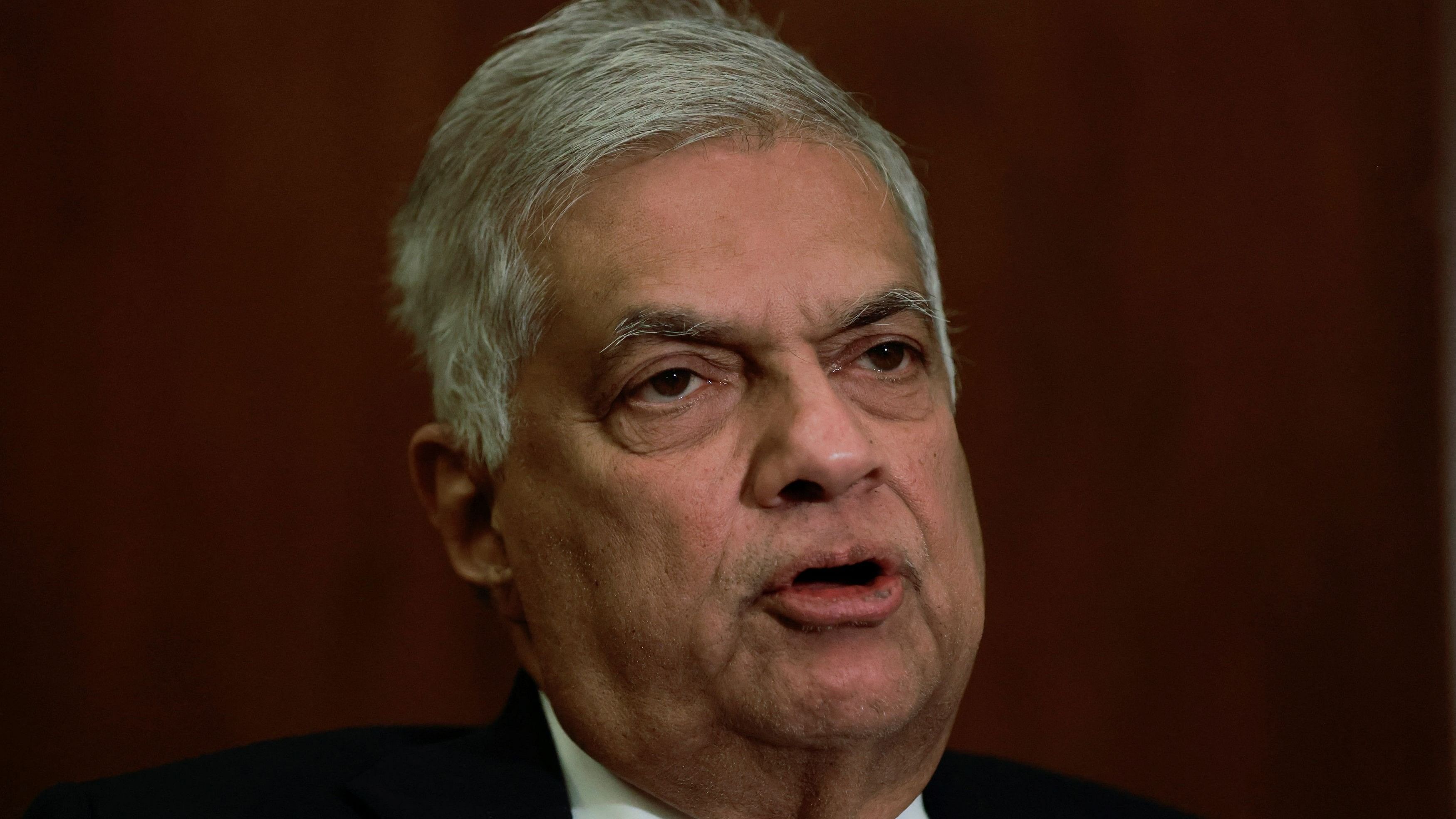 <div class="paragraphs"><p>Sri Lankan President Ranil Wickremesinghe.</p></div>