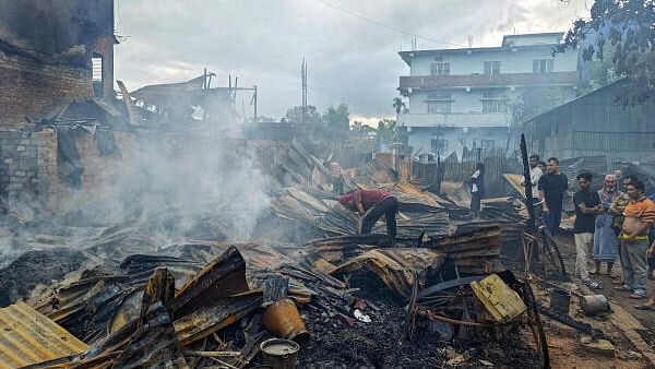 <div class="paragraphs"><p>Abandoned houses during the ethnic clashes in Manipur.</p></div>