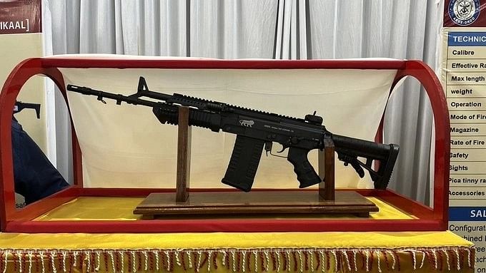 <div class="paragraphs"><p>The operational prototype of the 7.62 x 51mm assault rifle was unveiled by Dr S V Gade, director general (Armament &amp; Combat Engineering Cluster) in the presence of A Raju, director of ARDE.</p></div>