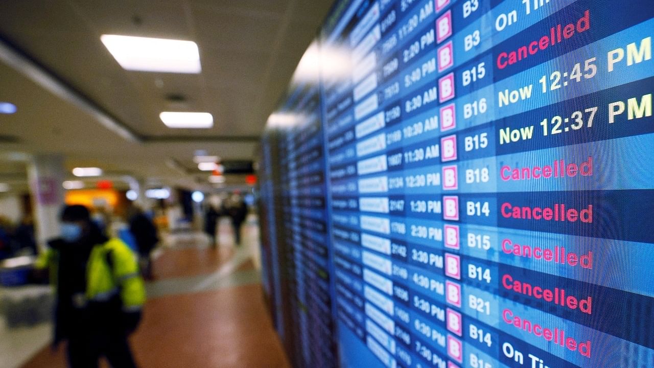<div class="paragraphs"><p>More than 1000 US flights were cancelled, according to tracking service FlightAware.  </p></div>