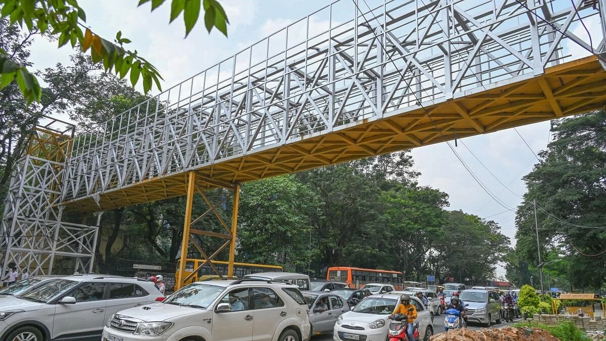 <div class="paragraphs"><p>A skywalk over a busy road in Bengaluru.&nbsp;</p></div>