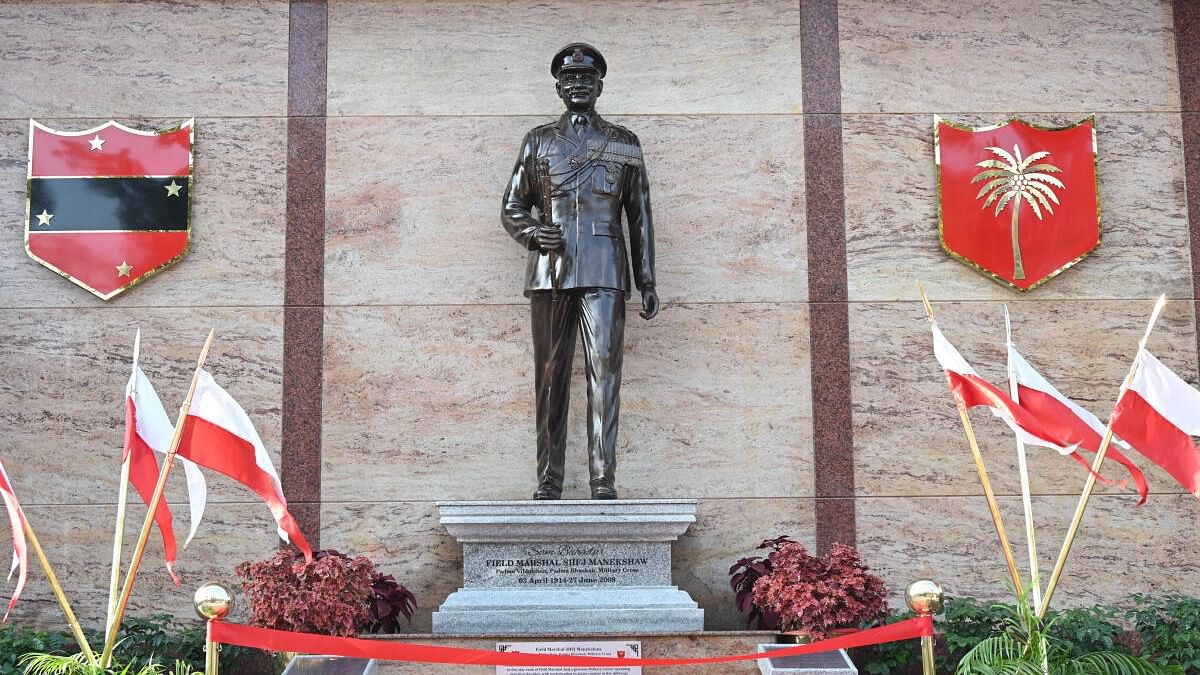 <div class="paragraphs"><p>Statue of the Field Marshal SHFJ Sam Manekshaw, at the Manekshaw Parade Ground in Bengaluru</p></div>