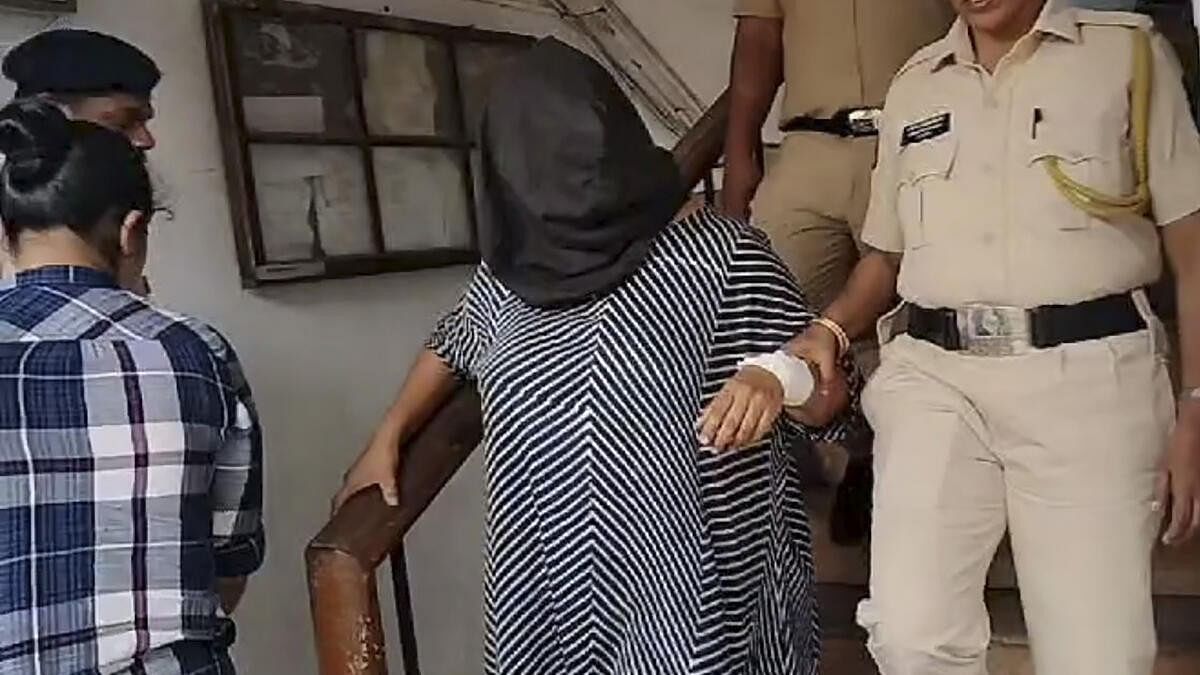 <div class="paragraphs"><p>Suchana Seth, CEO of Bengaluru-based The Mindful AI Lab, who is accused of killing her son, being brought to Mapusa Court in North Goa, Tuesday, Jan. 9, 2024.</p></div>