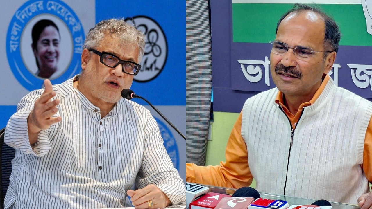 <div class="paragraphs"><p>Adhir Ranjan Chowdhury and TMC's Derek O'Brien</p></div>