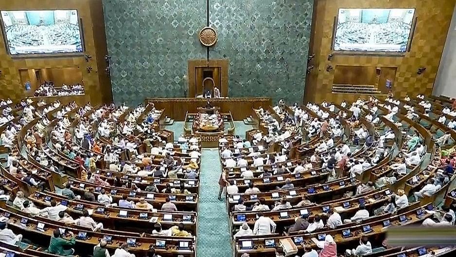 <div class="paragraphs"><p>View of the Lok Sabha where 'Demand for Grants' is presented.</p></div>