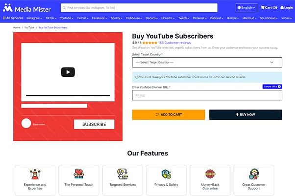 3 Best Sites To Buy YouTube Subscribers In 2024 (Real And Active)