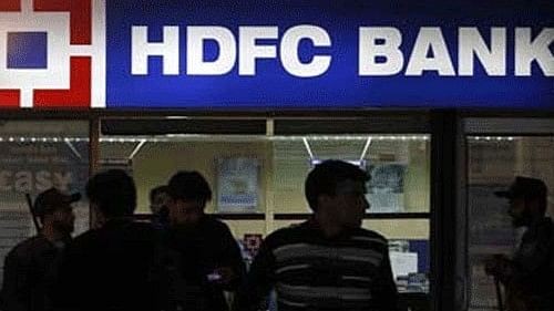 <div class="paragraphs"><p>Shares of HDFC Bank fell again.</p></div>