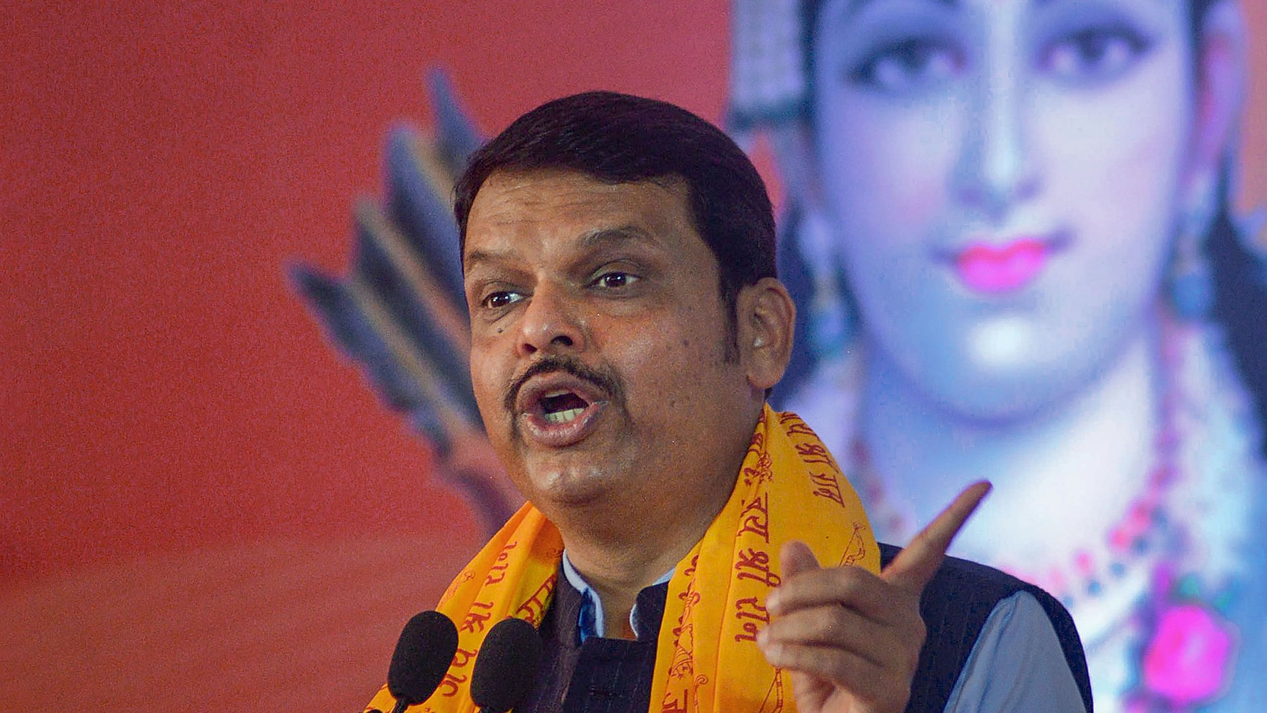 <div class="paragraphs"><p>Maharashtra Deputy Chief Minister Devendra Fadnavis speaks during 'Ramayana Mahotsav', in Thane, Saturday, Jan. 20, 2024. </p></div>