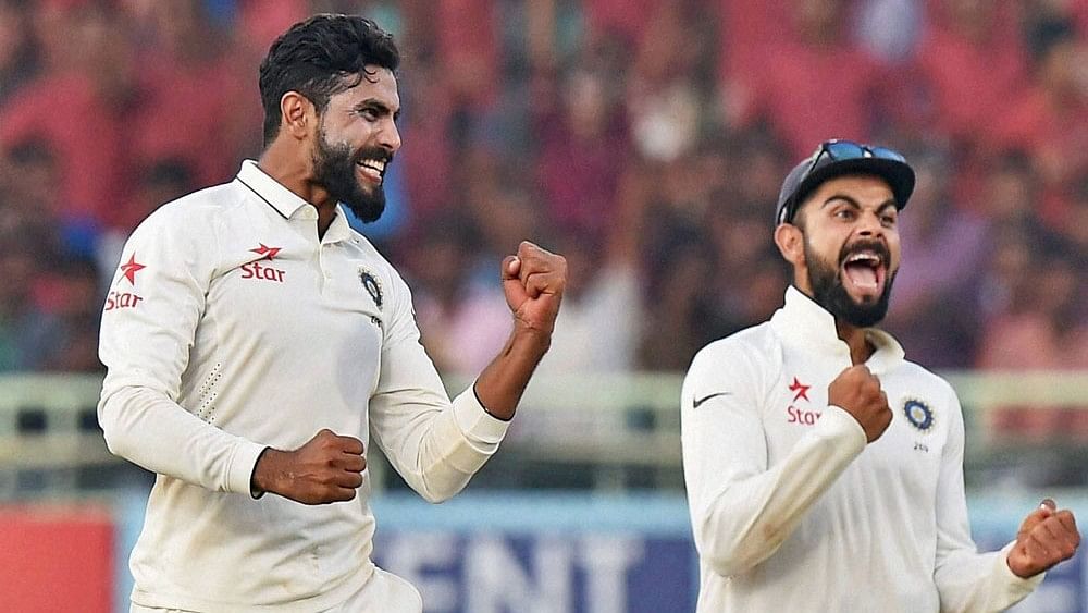 <div class="paragraphs"><p>Ravindra Jadeja (left) and Virat Kohli are in race for the ICC Men's Cricketer of the Year award.</p></div>