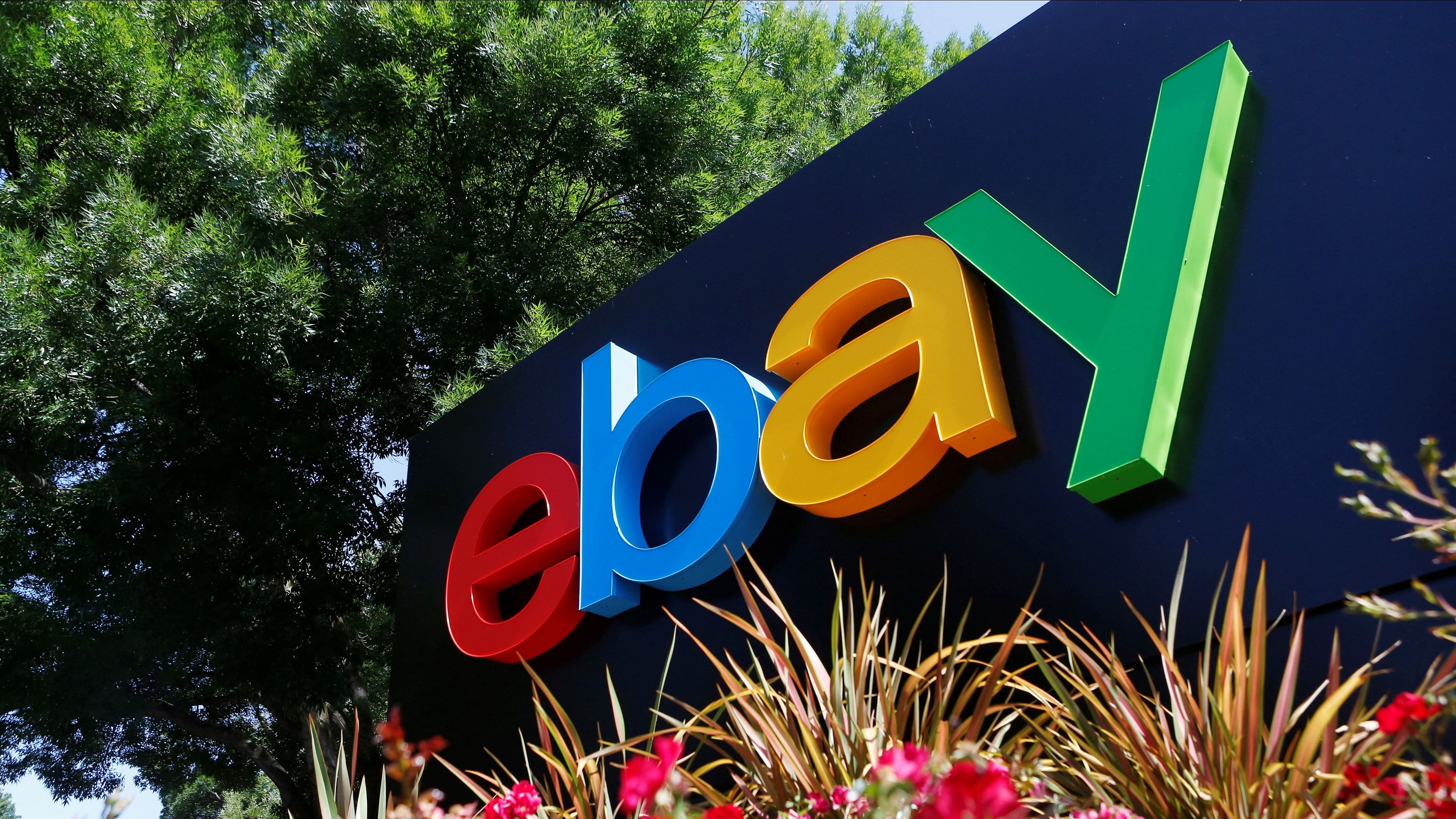 <div class="paragraphs"><p>An eBay sign is seen at an office building in San Jose, California May 28, 2014. </p></div>