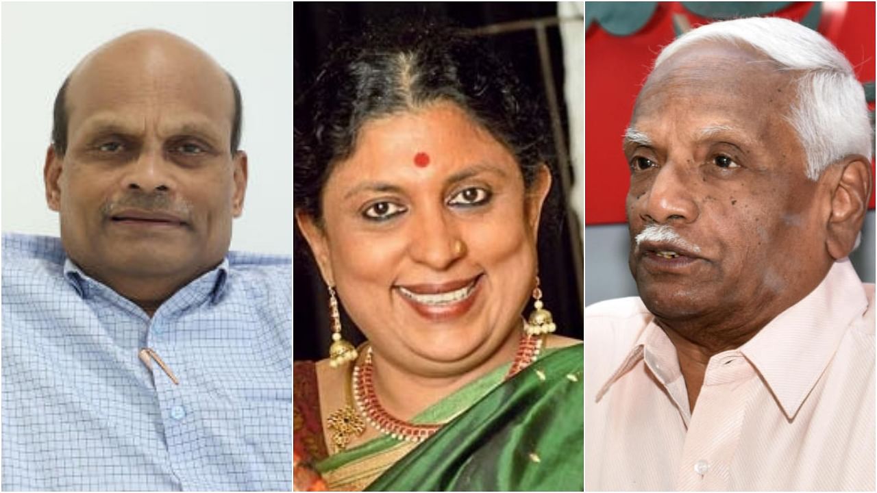 <div class="paragraphs"><p>Sridhar Makam(L) Krishnamurthy,&nbsp;Anupama Hoskere (C) &amp; Dr C R Chandrashekar.</p></div>