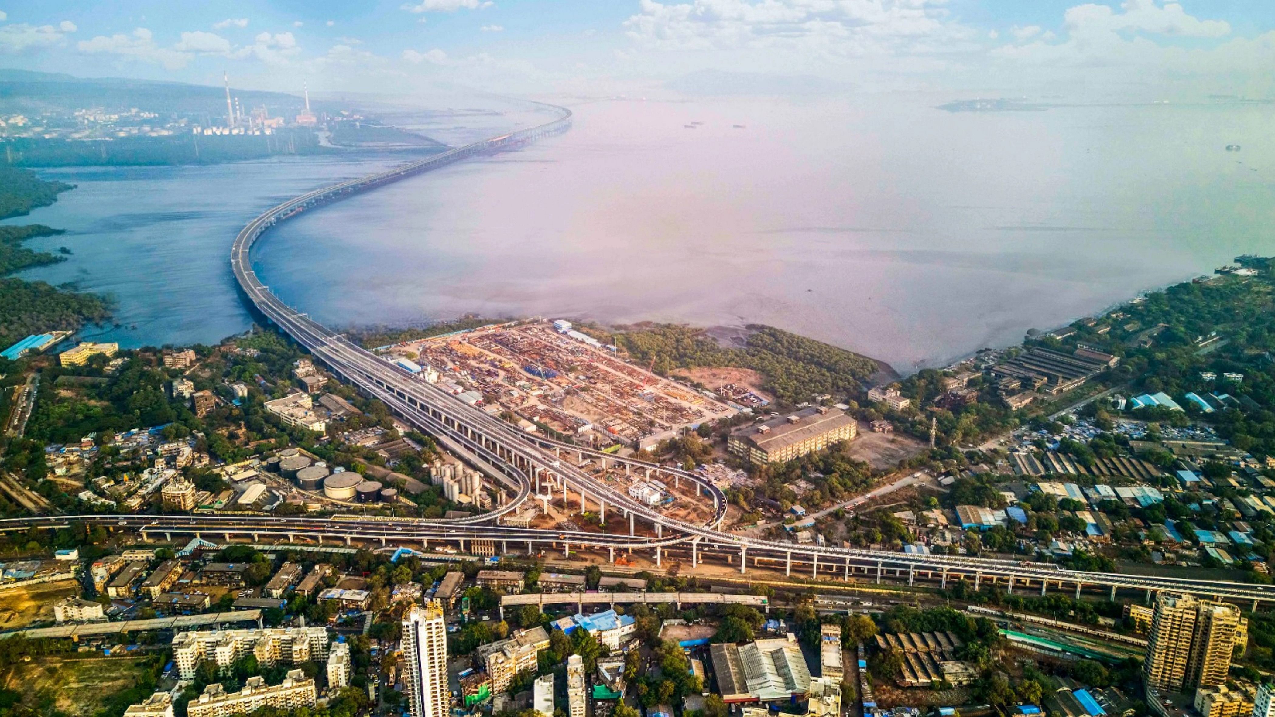 <div class="paragraphs"><p> Mumbai: Atal Bihari Vajpayee Sewri-Nhava Sheva Atal Setu ahead of its inauguration, in Maharashtra. </p></div>