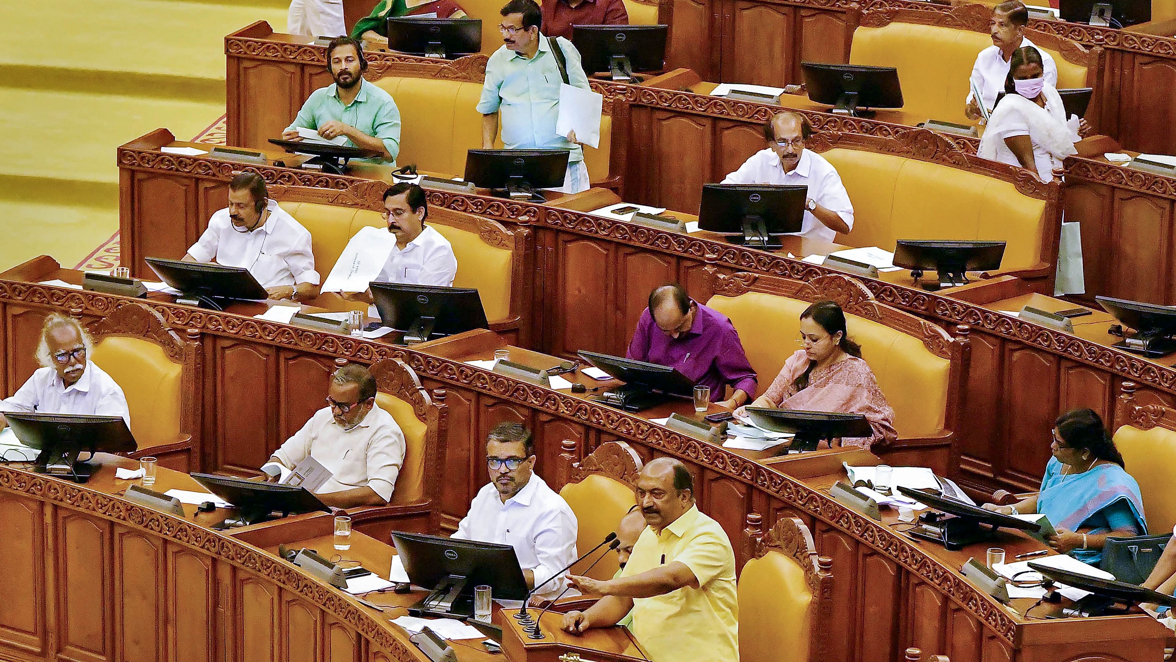 <div class="paragraphs"><p>Kerala Finance Minister KN Balagopal presents the State Budget.</p></div>