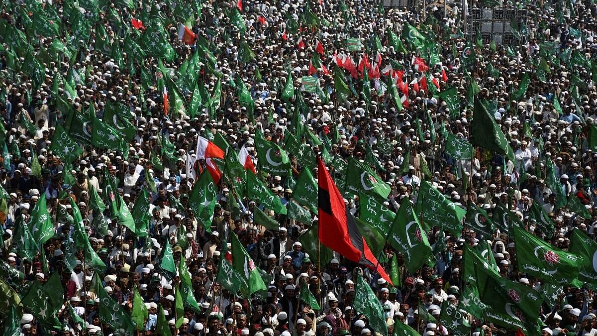 <div class="paragraphs"><p>Protest in Pakistan over the elections.&nbsp;</p></div>