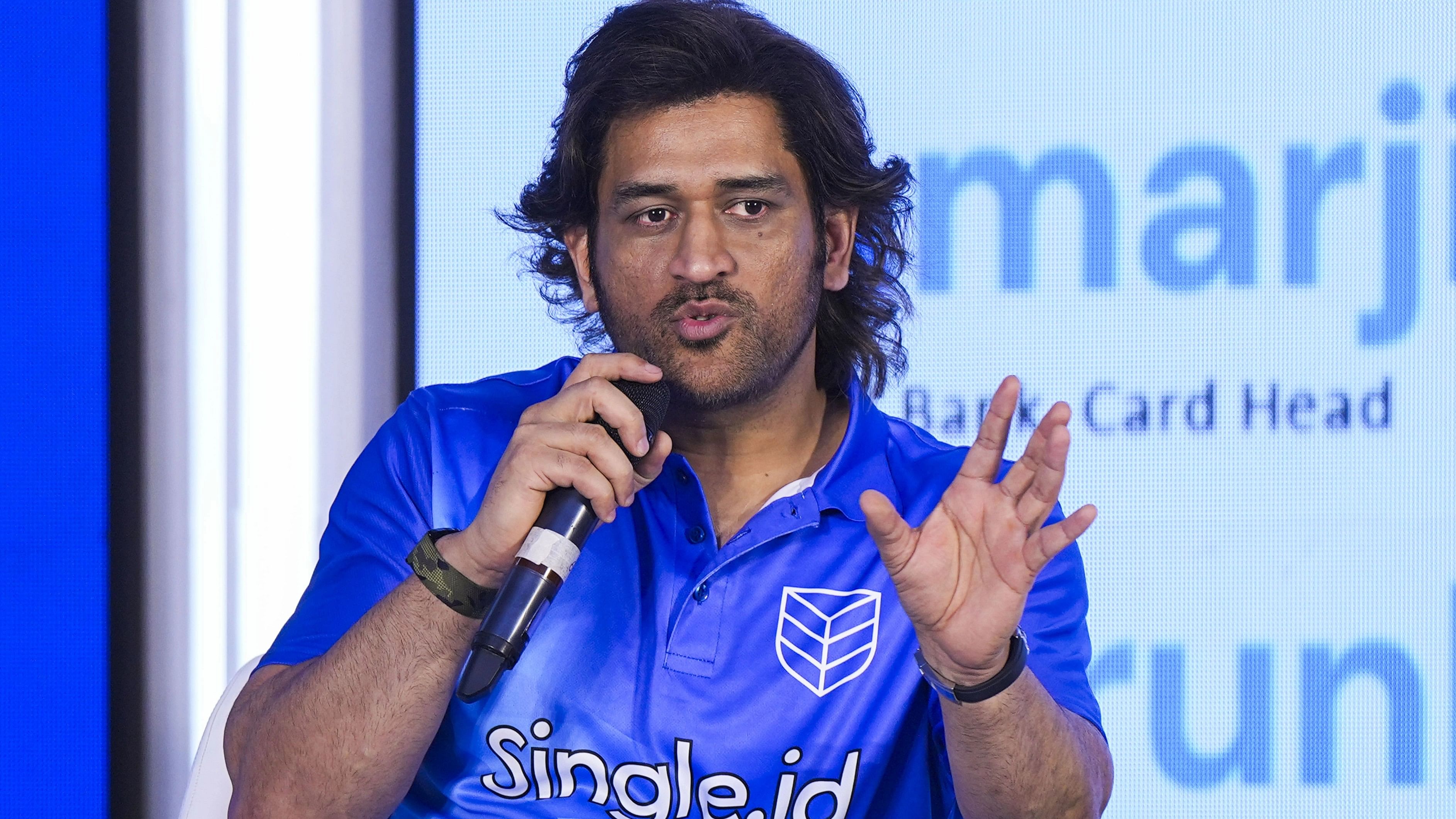 <div class="paragraphs"><p>Cricketer MS Dhoni during a press conference to announce him as the brand ambassador of Enigmatic Smile, in Mumbai. </p></div>