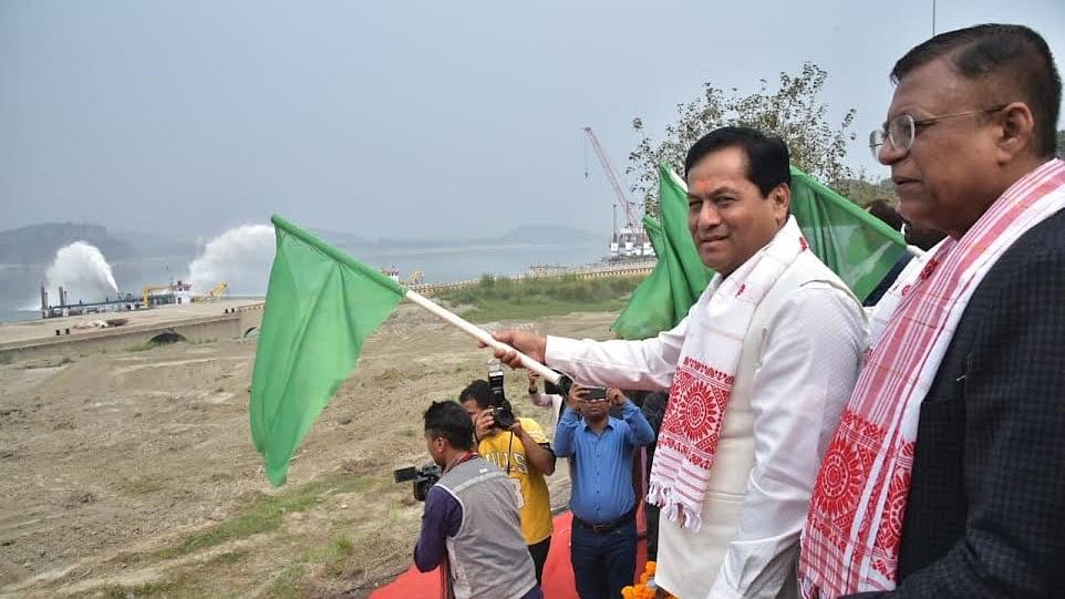 <div class="paragraphs"><p>Union Minister of Ports, Shipping and Waterways Sarbananda Sonowal on Tuesday.</p></div>