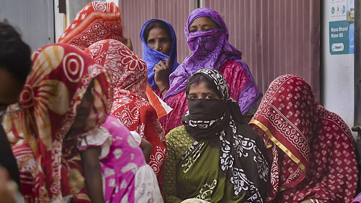 <div class="paragraphs"><p>Local Sandeshkhali women.</p></div>