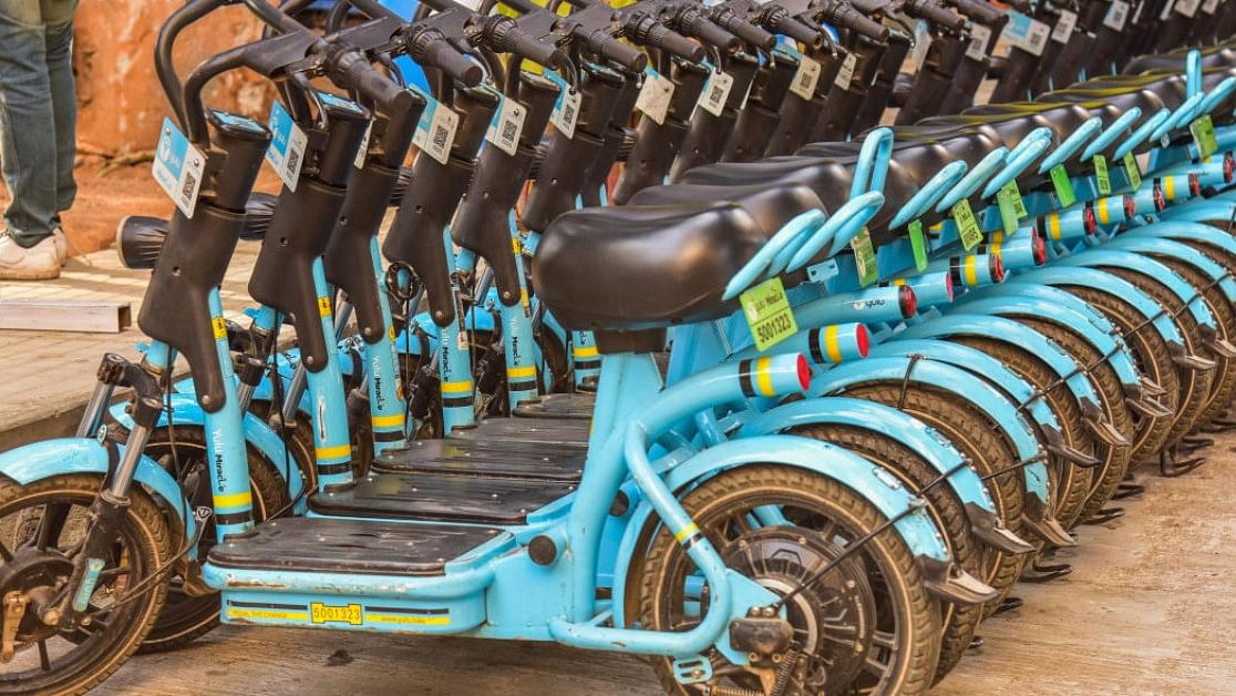 <div class="paragraphs"><p>Yulu bikes.&nbsp;</p></div>