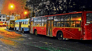 <div class="paragraphs"><p>Delhi Transport Corporation (DTC) buses. </p></div>
