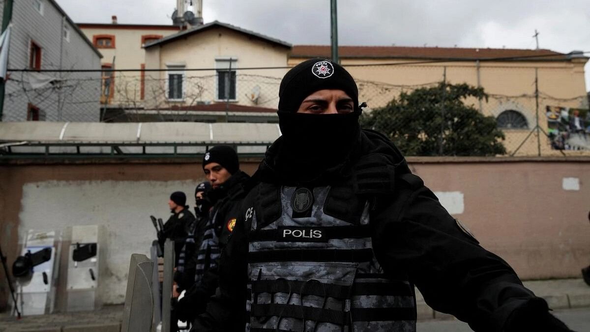<div class="paragraphs"><p>A Turkish police stand guard. Image for representation only.</p></div>