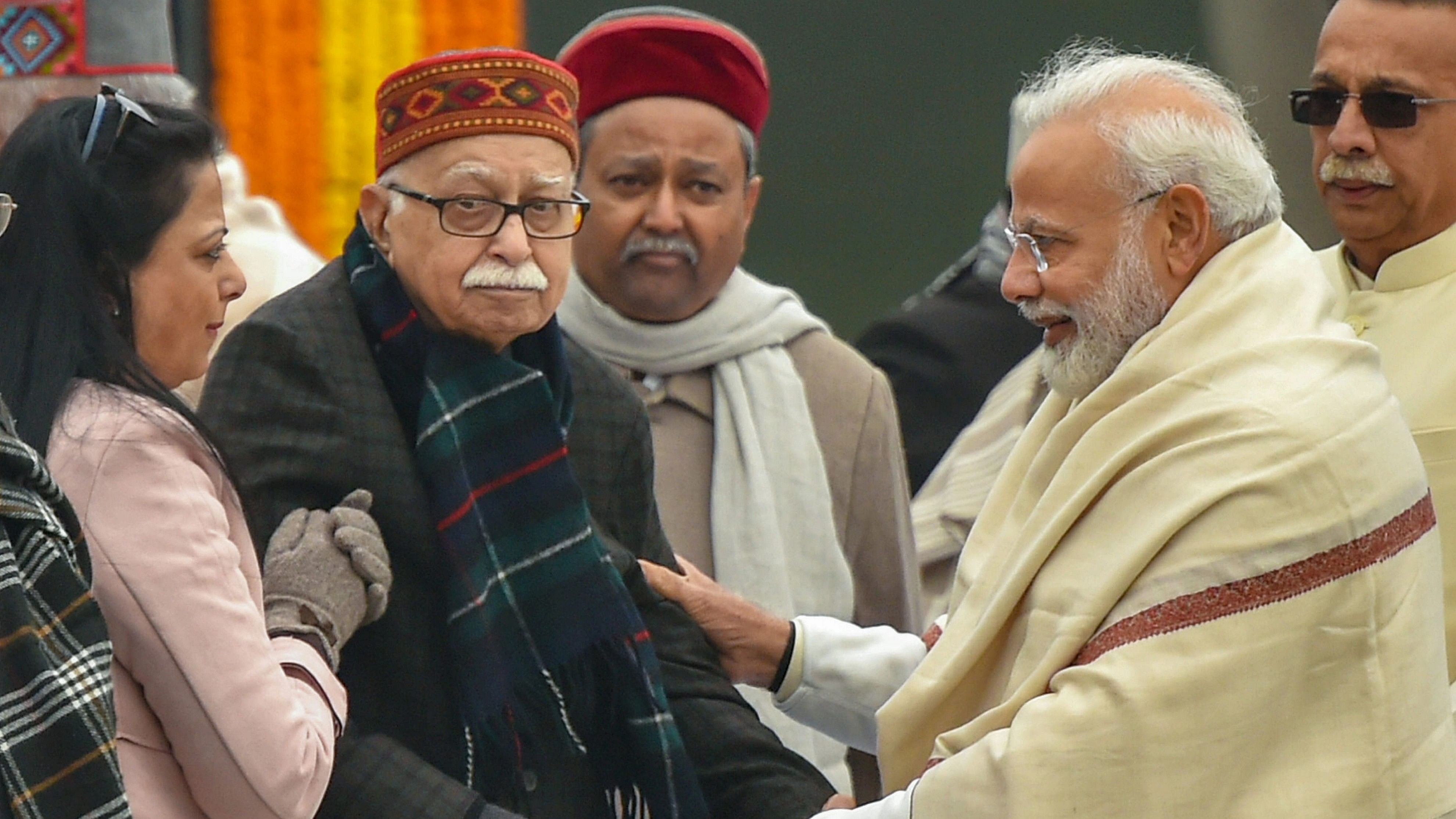 <div class="paragraphs"><p>File Photo: Prime Minister Narendra Modi with veteran BJP leader L K Advani, in New Delhi. </p></div>