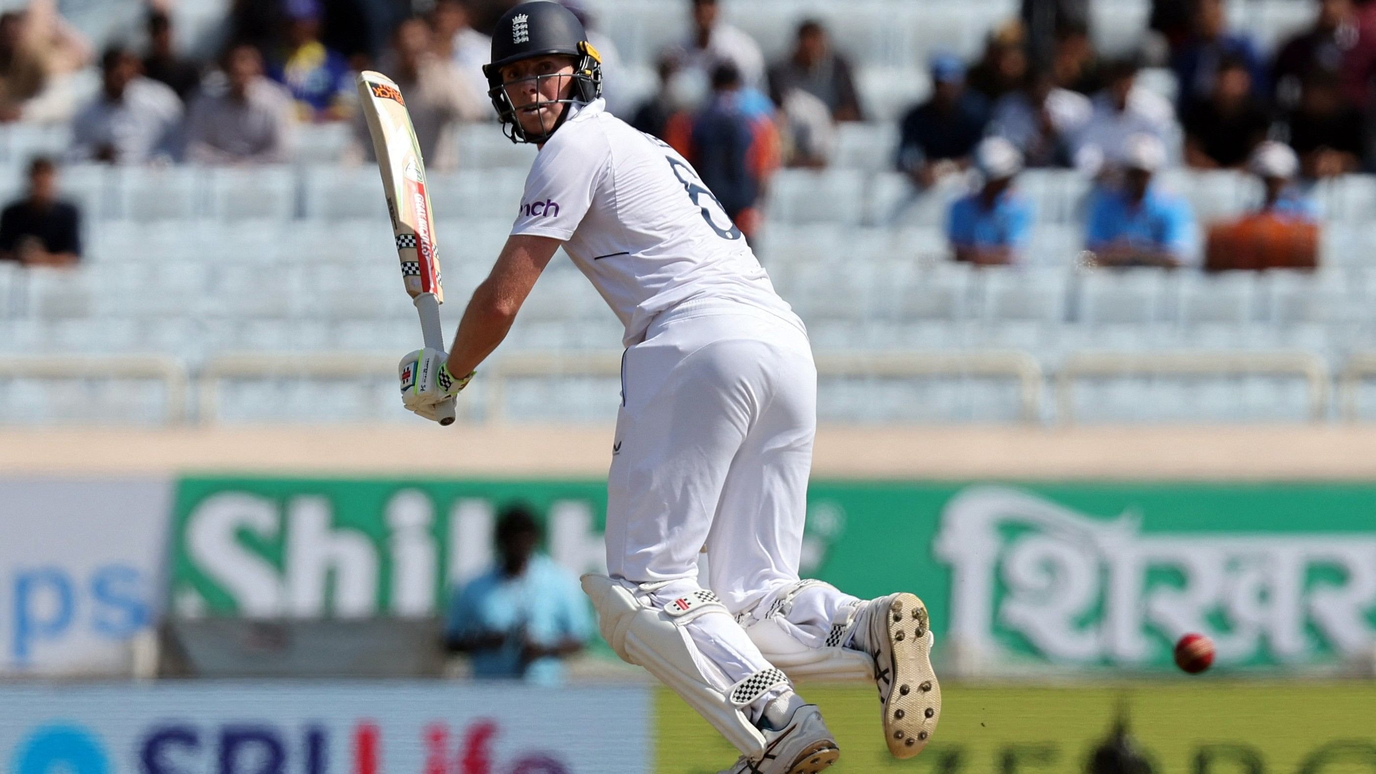 <div class="paragraphs"><p>England's Zak Crawley in action against India during the first day of the fourth Test match. </p></div>