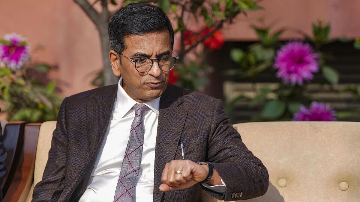 <div class="paragraphs"><p>CJI D Y Chandrachud during the inauguration of AYUSH Holistic Wellness Centre at the premises of the Supreme Court, in New Delhi, Thursday, February 22, 2024.</p></div>
