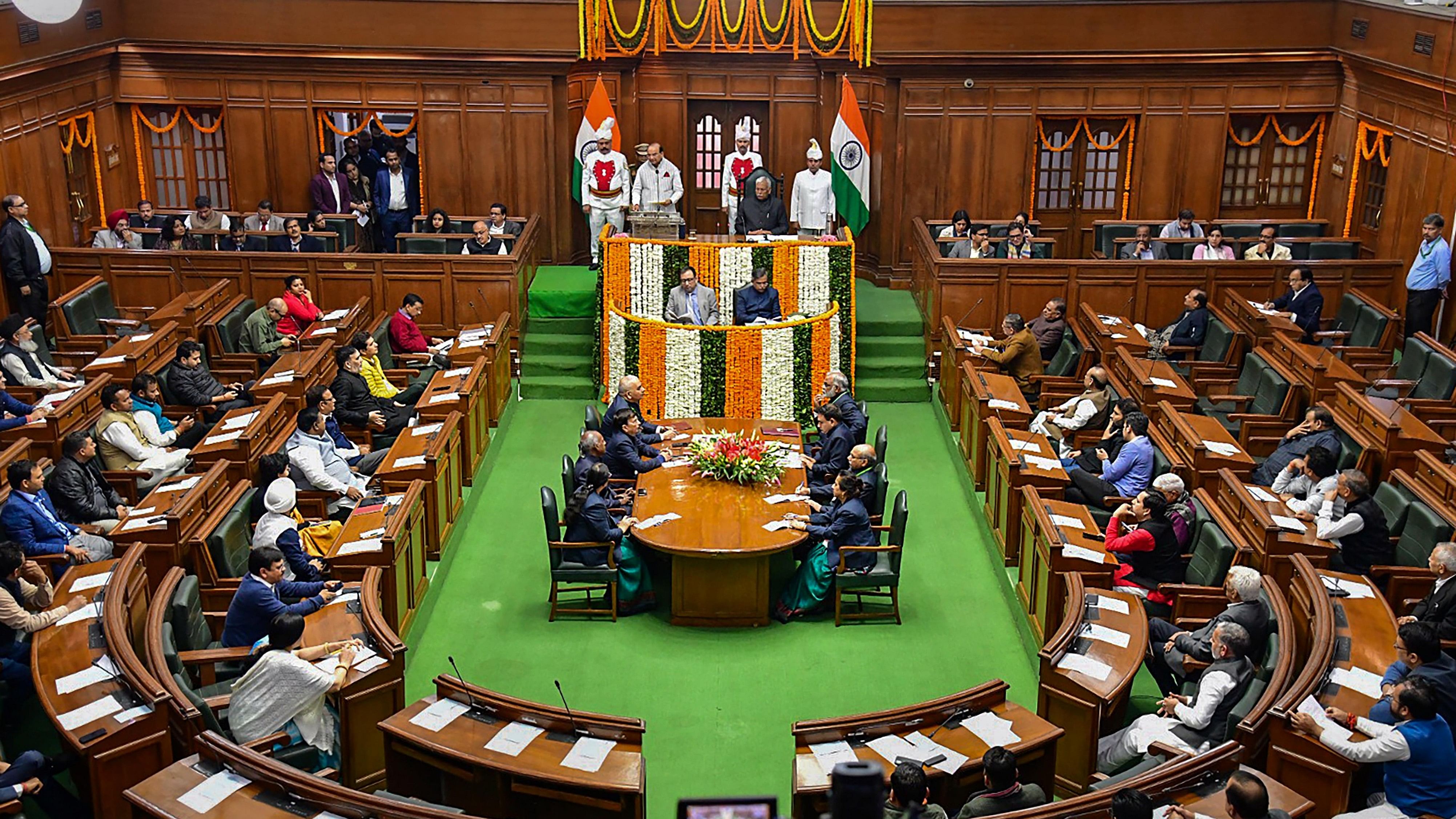 <div class="paragraphs"><p>A view of the Delhi Assembly.</p></div>