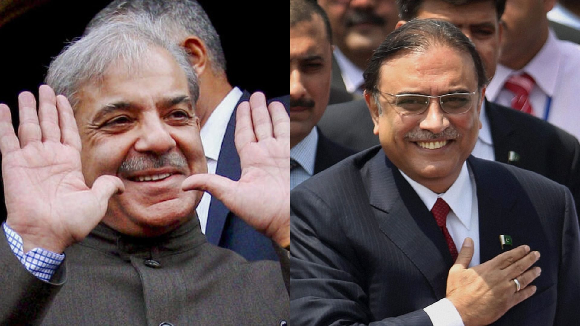 <div class="paragraphs"><p>Pakistan PM Shehbaz Sharif (L) and Pakistan President Asif Zardari (R).</p></div>