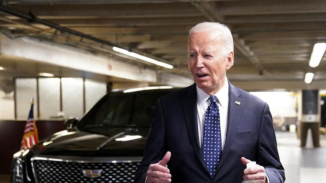 <div class="paragraphs"><p>US President Joe Biden speaks to the media, following his meeting with late Russian opposition leader Alexei Navalny’s widow and daughter, in San Francisco.</p></div>