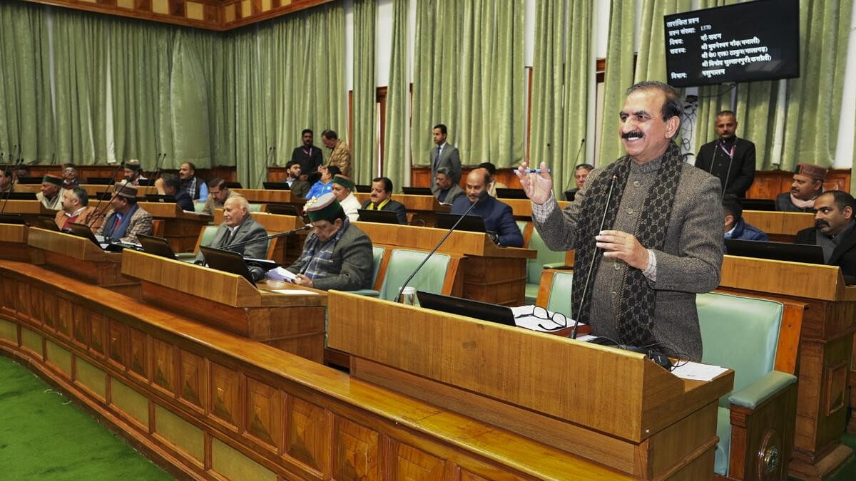 <div class="paragraphs"><p>Chief Minister Sukhvinder Singh Sukhu addresses the Budget session of the Himachal Pradesh Assembly.</p></div>