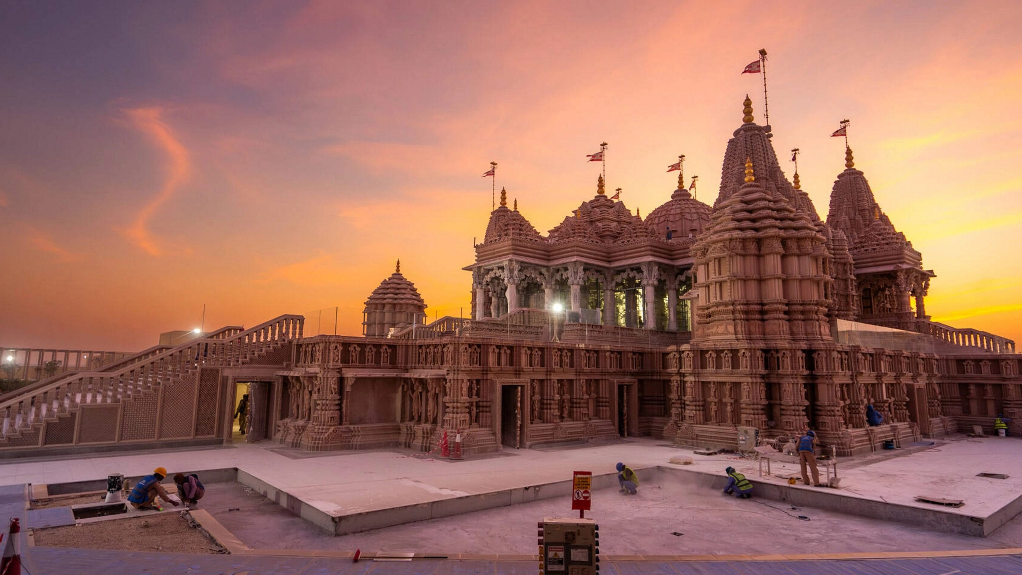 <div class="paragraphs"><p>The first traditional Hindu stone temple in the UAE, the BAPS Hindu Mandir, opens its doors in Abu Dhabi on February 14.</p></div>