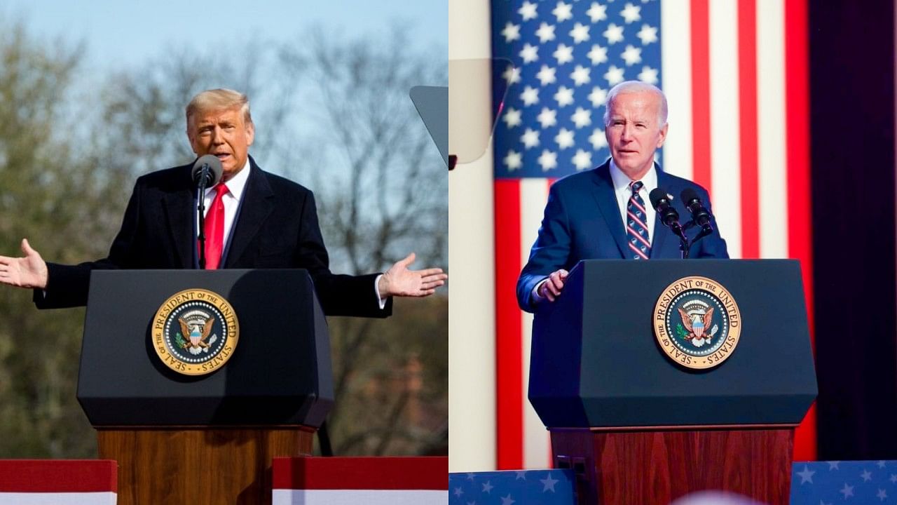 <div class="paragraphs"><p>File Photos: Former US President Donald Trump and current President Joe Biden.</p></div>