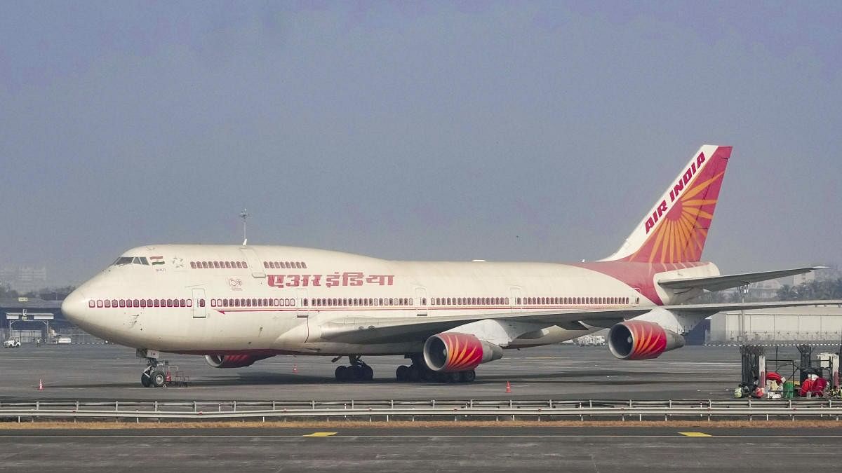 <div class="paragraphs"><p>An Air India aircraft parked at the airport in Mumbai.</p></div>