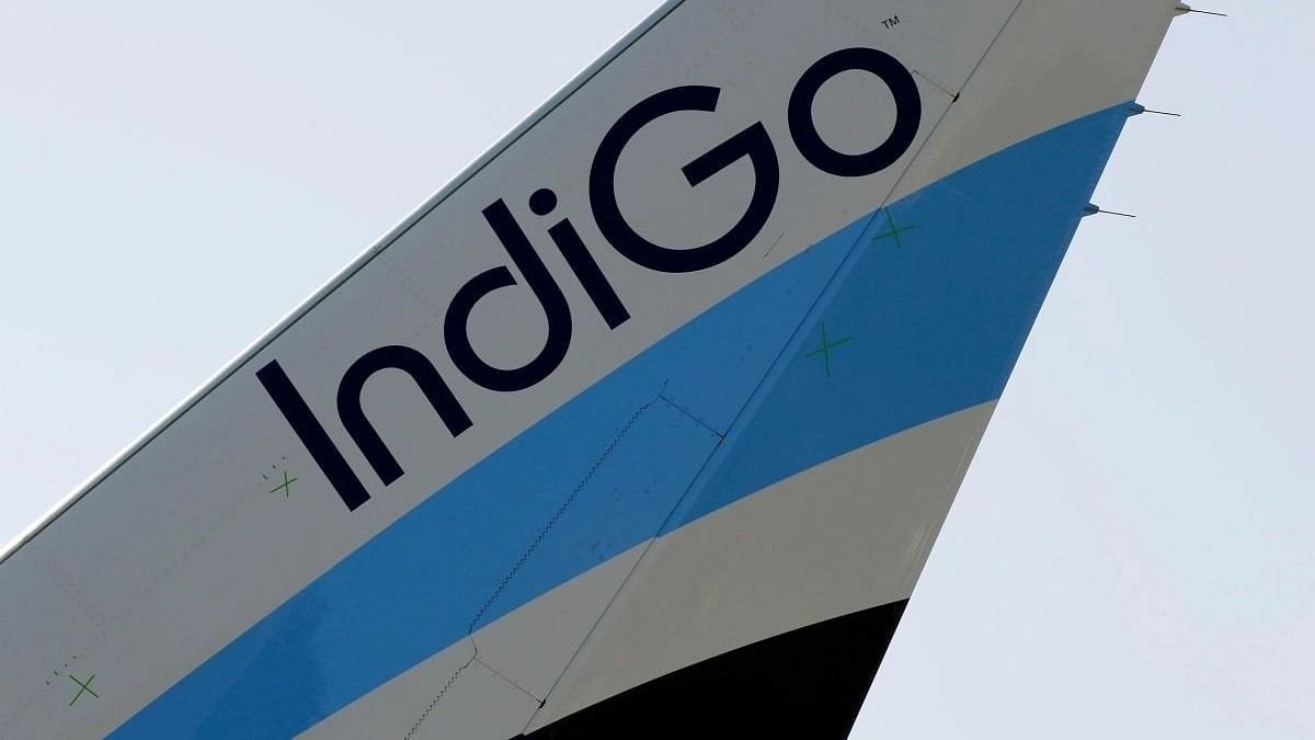 <div class="paragraphs"><p> The logo of IndiGo Airlines.</p></div>
