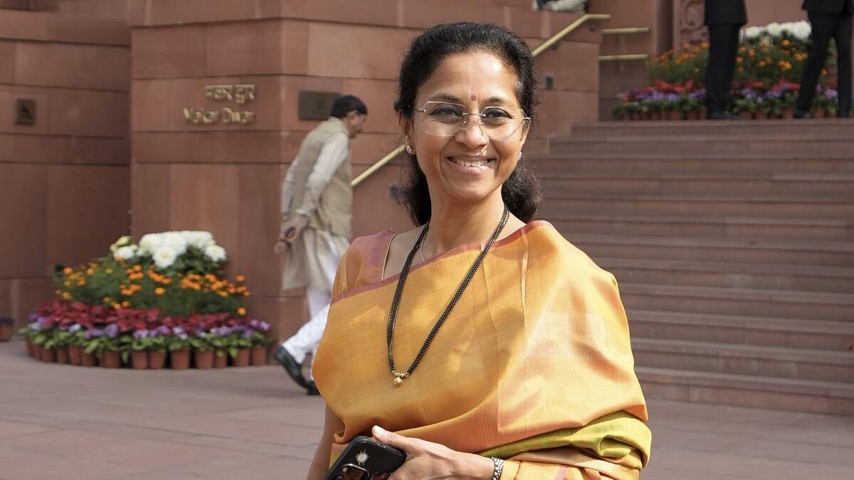 <div class="paragraphs"><p>File photo of NCP MP Supriya Sule at the Parliament House complex during the Budget session, in New Delhi.&nbsp;</p></div>