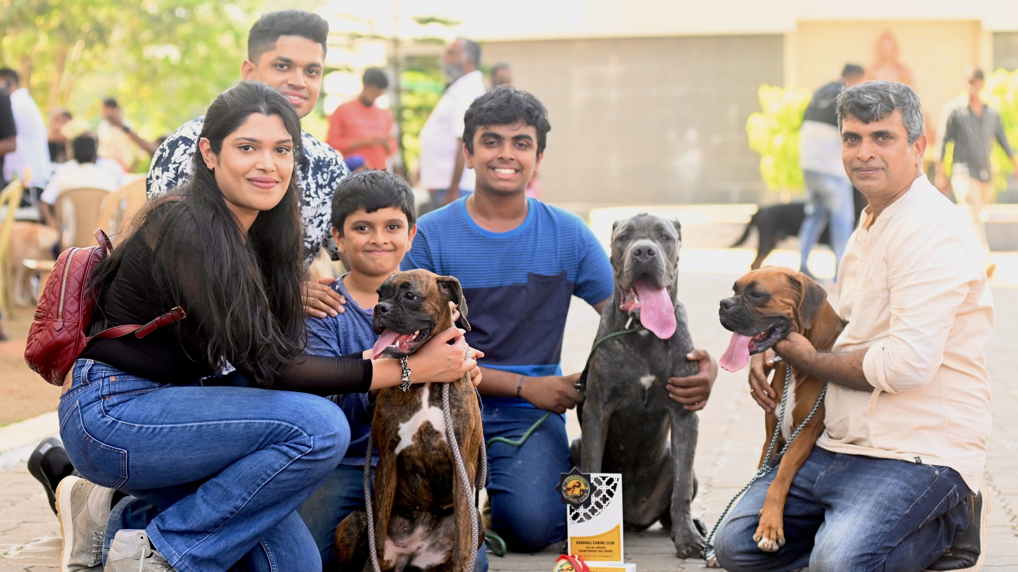 <div class="paragraphs"><p>Participants with their breed during 17th and 18th all breed championship—dog show held at Adyar Garden on the outskirts of Mangaluru on Sunday. </p></div>