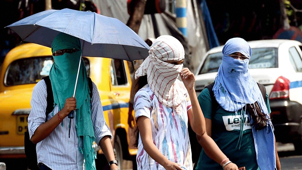 <div class="paragraphs"><p>A file photo of women covering themselves to protect themselves from the Sun.</p></div>
