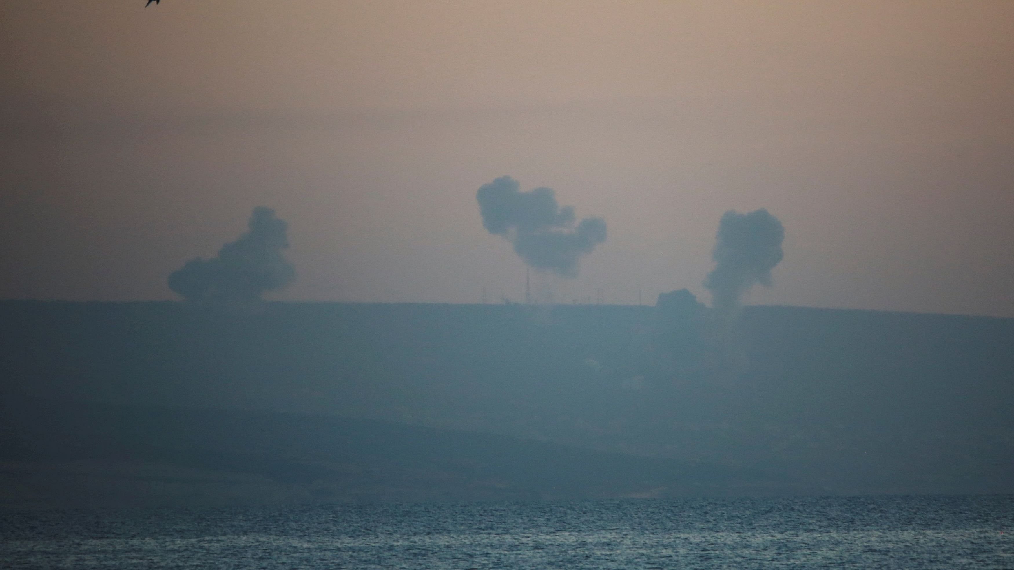 <div class="paragraphs"><p>Smoke rises on the Lebanese side near the border with Israel.</p></div>